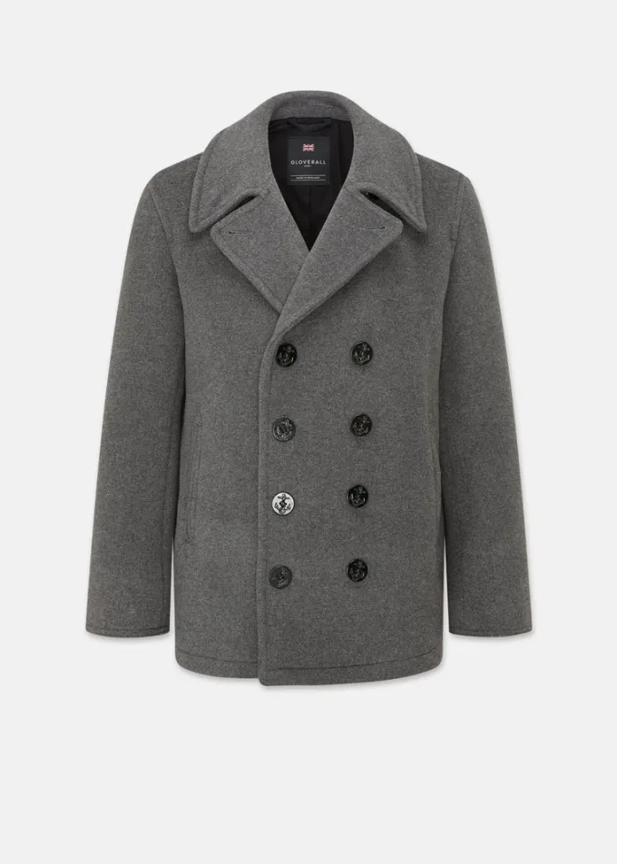 Peacoats*Gloverall Admiralty Peacoat FC Grey