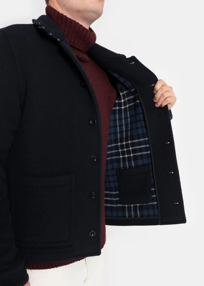 Jackets*Gloverall Ainslie Jacket Navy