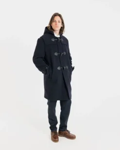 Duffle Coats*Gloverall Cashmere Drake Duffle Coat Midnight
