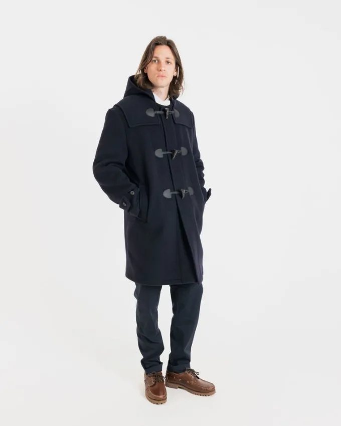 Duffle Coats*Gloverall Cashmere Drake Duffle Coat Midnight