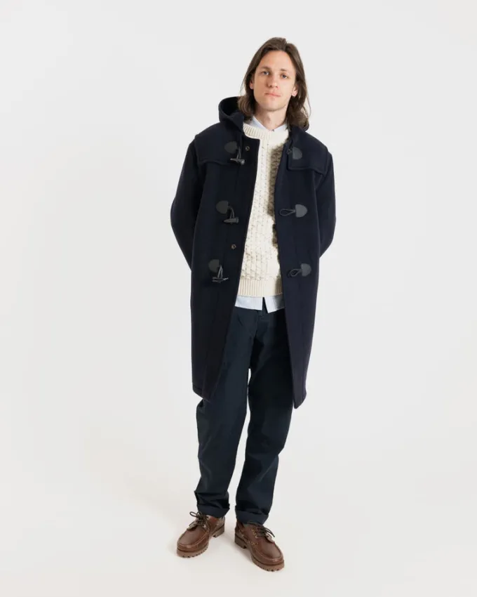 Duffle Coats*Gloverall Cashmere Drake Duffle Coat Midnight