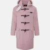 Children*Gloverall Children's Herringbone Wool Duffle Coat Rose