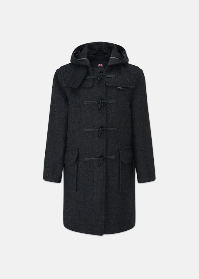 Children*Gloverall Children's Melton Wool Duffle Coat Charcoal