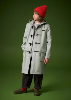 Children*Gloverall Children's Melton Wool Duffle Coat Sage