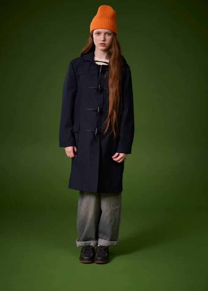 Children*Gloverall Children's Ripstop Showerproof Duffle Coat Navy