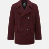 Peacoats*Gloverall Churchill Peacoat FC Burgundy