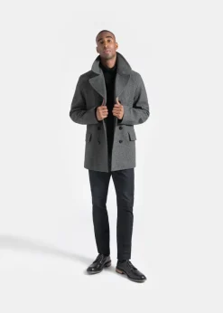 Peacoats*Gloverall Churchill Peacoat Grey