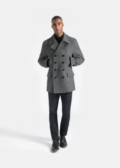 Peacoats*Gloverall Churchill Peacoat Grey