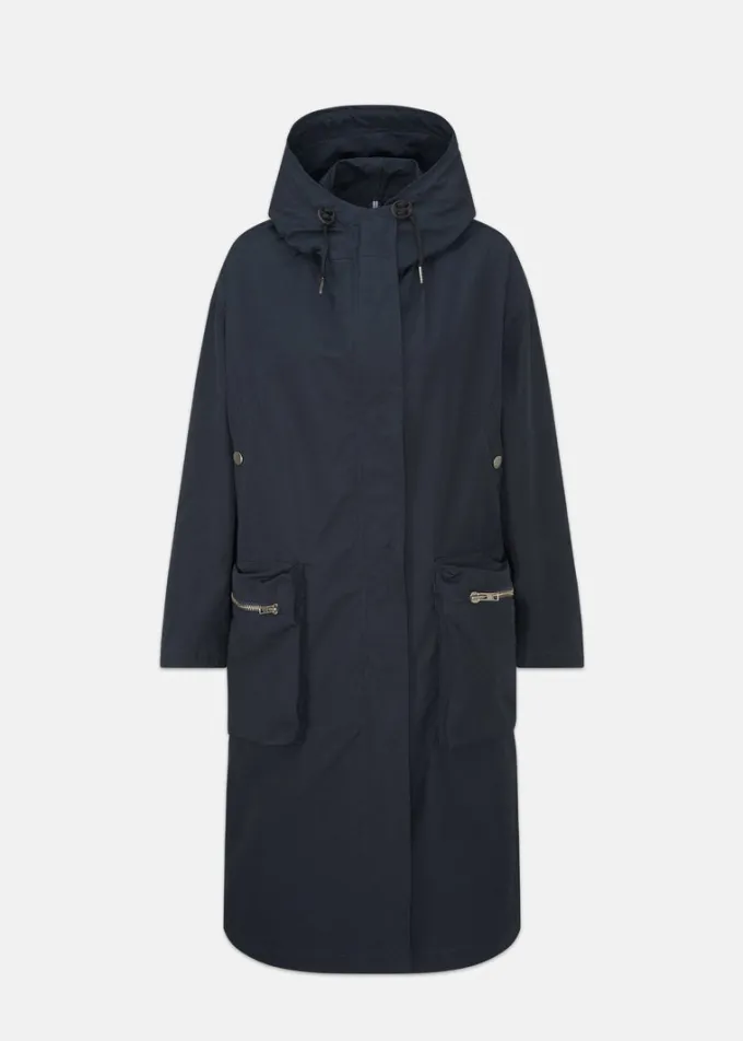 Overcoats*Gloverall Coleman Parka Black Navy