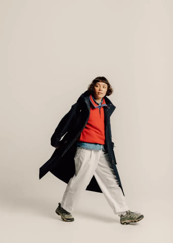 Overcoats*Gloverall Coleman Parka Black Navy