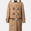 Duffle Coats*Gloverall Collared Alison Duffle Coat Camel