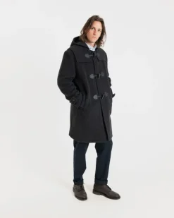 Duffle Coats*Gloverall Drake Duffle Coat Charcoal