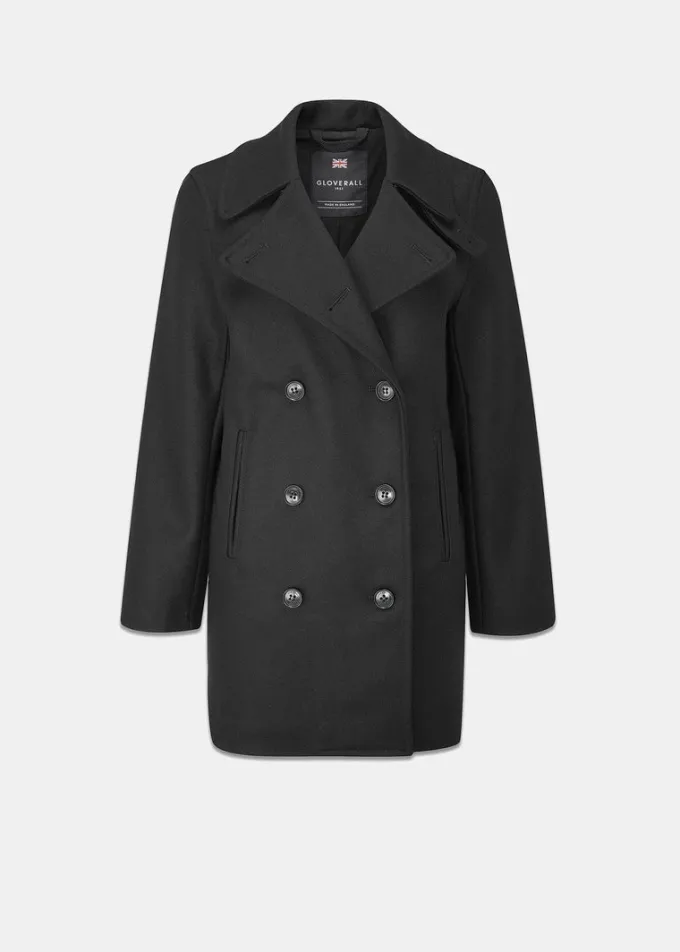 Peacoats*Gloverall Ellen Peacoat Black