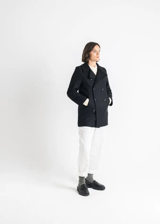 Peacoats*Gloverall Ellen Peacoat Black