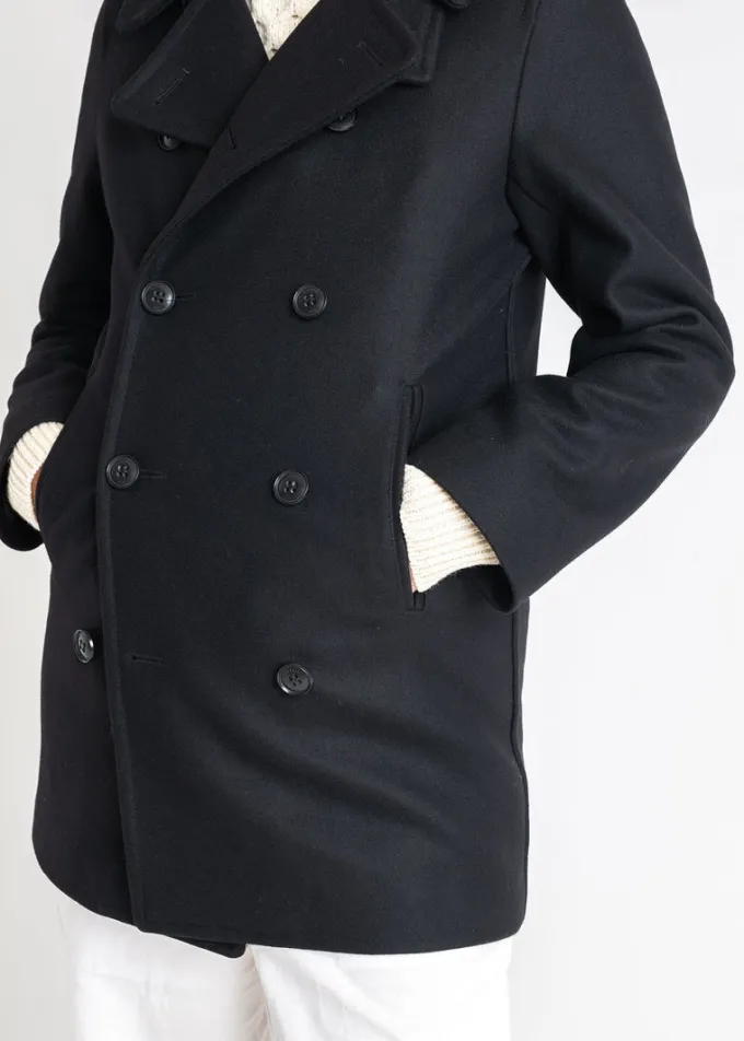Peacoats*Gloverall Ellen Peacoat Black