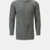 Knitwear & Tops*Gloverall Fisherman Jumper Grey