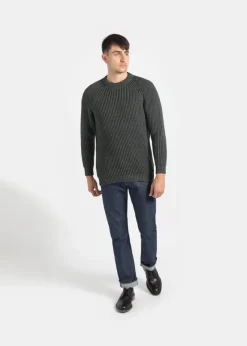 Knitwear & Tops*Gloverall Fisherman Jumper Grey