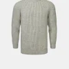Knitwear & Tops*Gloverall Fisherman Jumper Light Grey