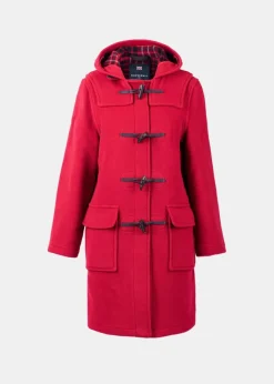 Duffle Coats*Gloverall Freda Duffle Coat Cranberry