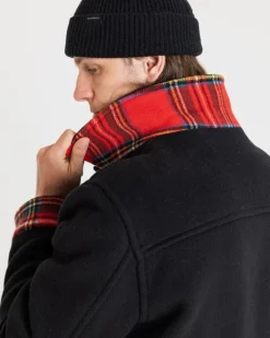 Jackets*Gloverall George Jacket Black Royal Stewart