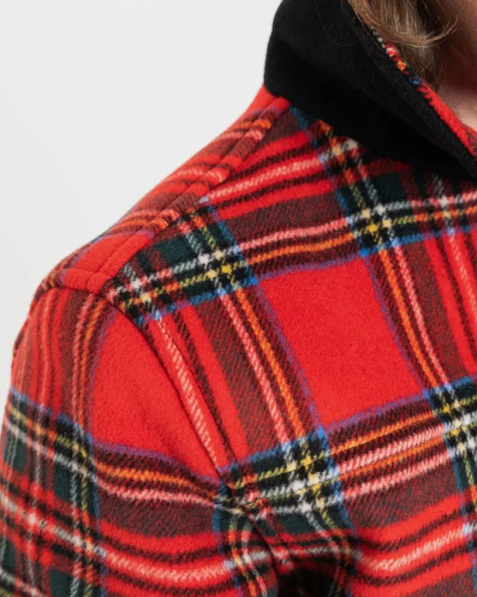 Jackets*Gloverall George Jacket Royal Stewart Black