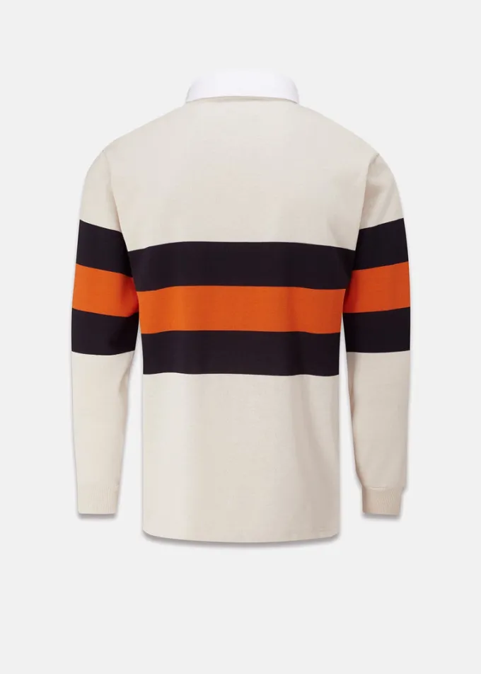 Knitwear & Tops*Gloverall X AWMS Rugby Shirt Stone