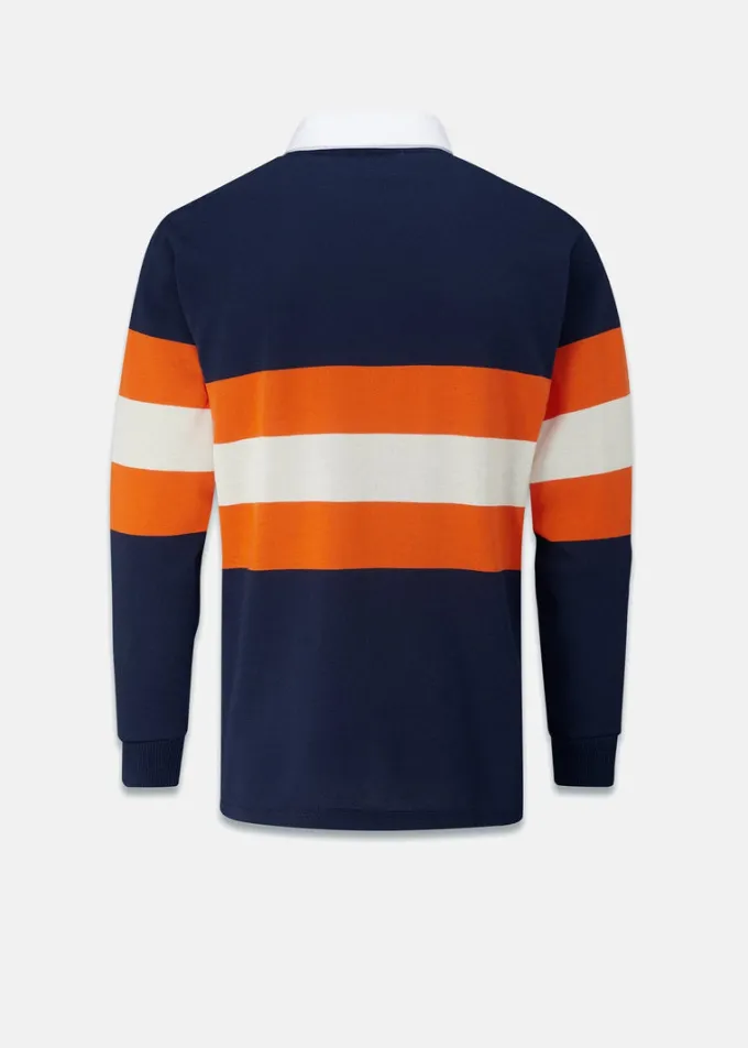 Knitwear & Tops*Gloverall X AWMS Rugby Shirt Navy