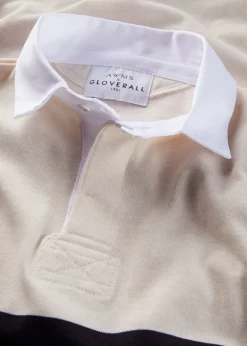 Knitwear & Tops*Gloverall X AWMS Rugby Shirt Stone