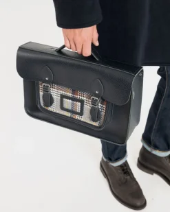 Bags | Bags*Gloverall X Cambridge Satchel 15 Inch Batchel Navy