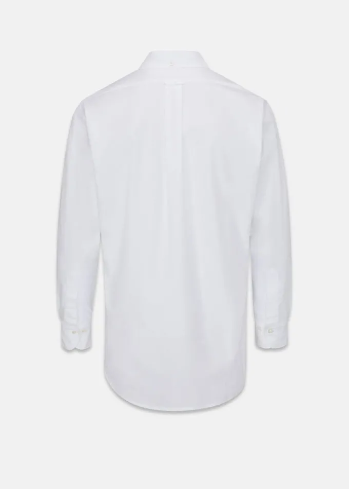 Shirts | Knitwear & Tops*Gloverall Jakes Shirts White Oxford Shirt