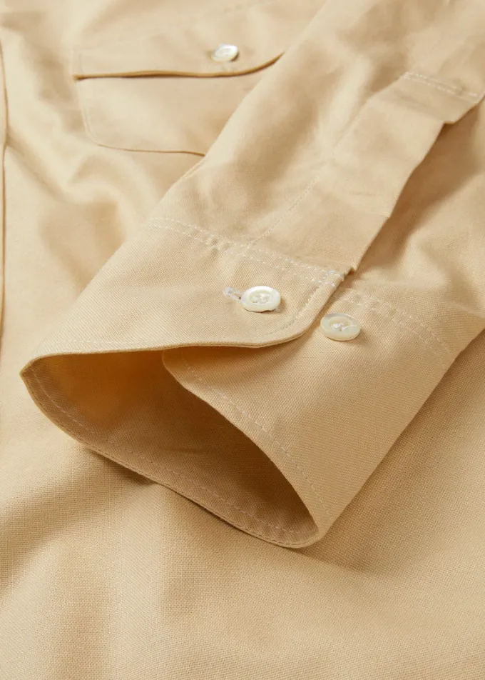 Shirts | Knitwear & Tops*Gloverall Jakes Shirts Yellow Oxford Shirt