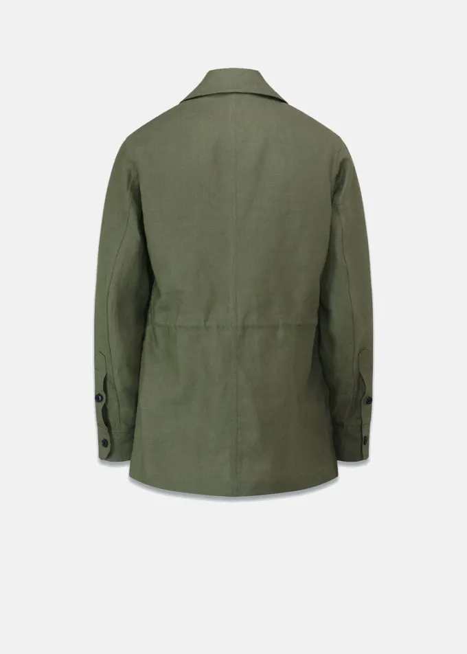 Jackets*Gloverall Keats Safari Jacket Khaki