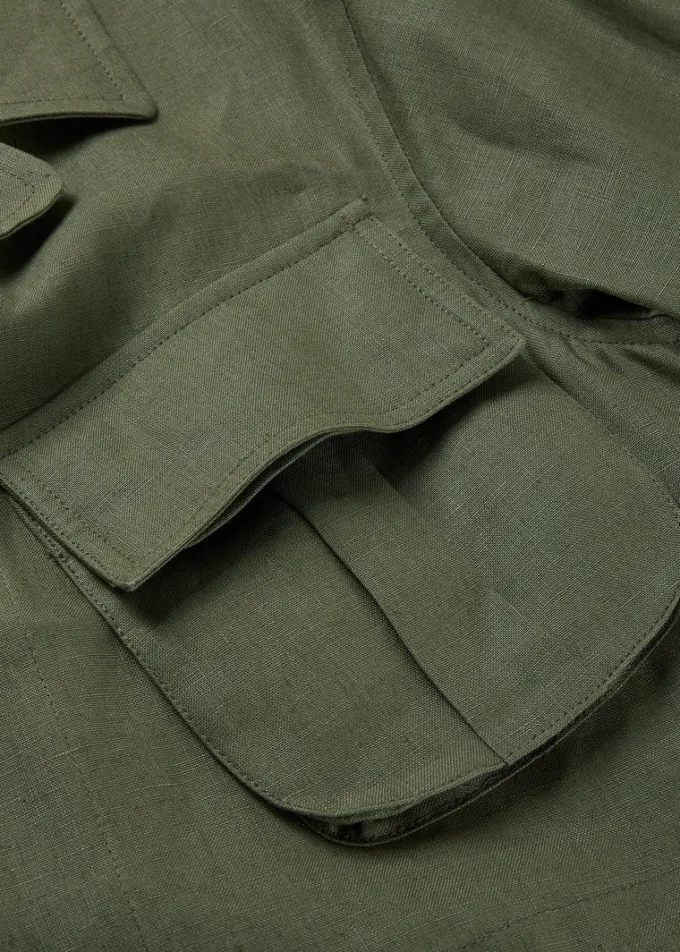 Jackets*Gloverall Keats Safari Jacket Khaki