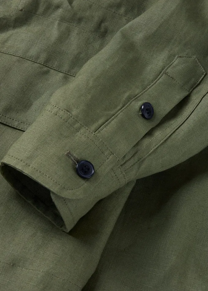 Jackets*Gloverall Keats Safari Jacket Khaki