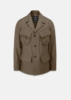 Jackets*Gloverall Keats Safari Jacket Tobacco