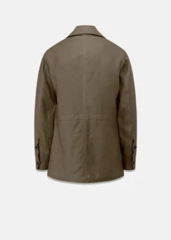 Jackets*Gloverall Keats Safari Jacket Tobacco