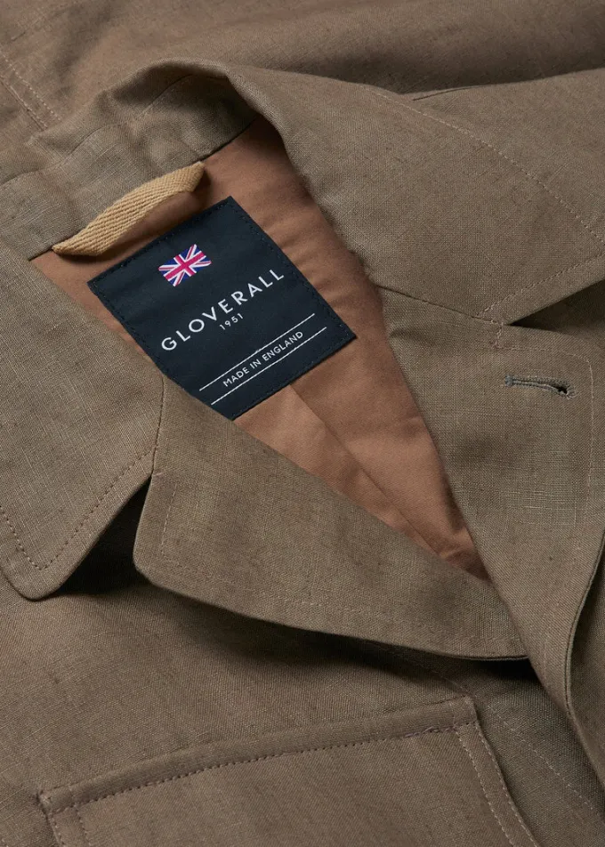 Jackets*Gloverall Keats Safari Jacket Tobacco