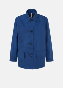 Jackets*Gloverall Kennedy Chore Jacket Royal Blue