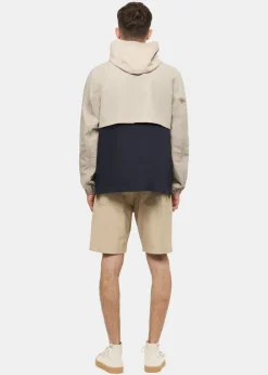 Jackets*Gloverall Les Basics X Le Short Hooded Jacket Navy