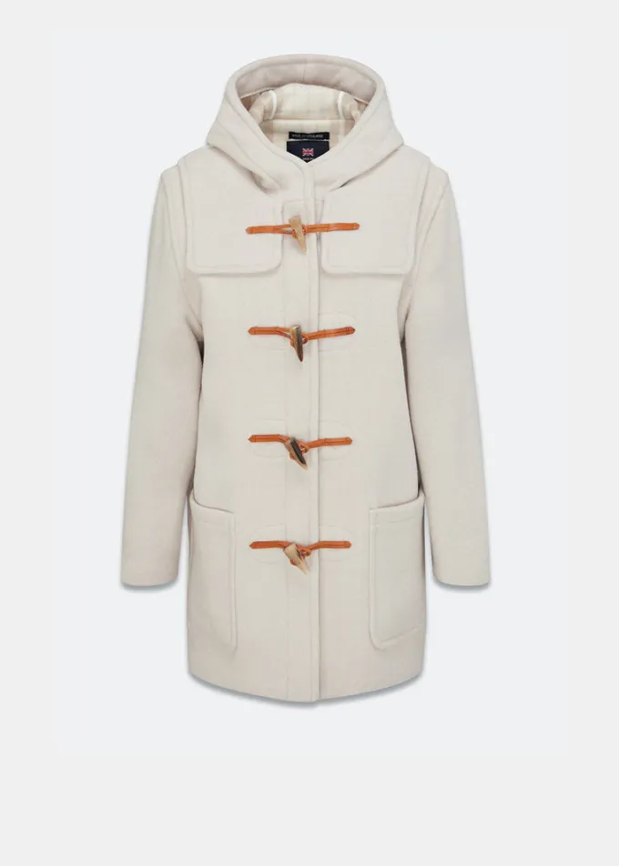 Duffle Coats*Gloverall Melissa Mid Duffle Coat Oyster