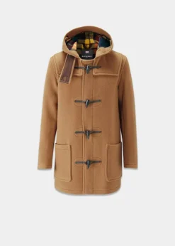 Duffle Coats*Gloverall Mid Length Duffle Coat Camel Buchanan