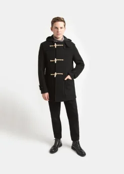 Duffle Coats*Gloverall Mid Monty Duffle Coat Black