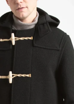Duffle Coats*Gloverall Mid Monty Duffle Coat Black