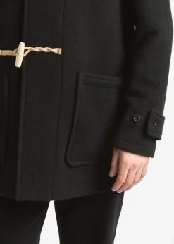 Duffle Coats*Gloverall Mid Monty Duffle Coat Black