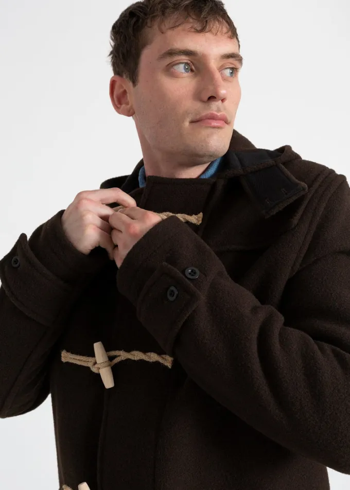 Duffle Coats*Gloverall Mid Monty Duffle Coat Brown