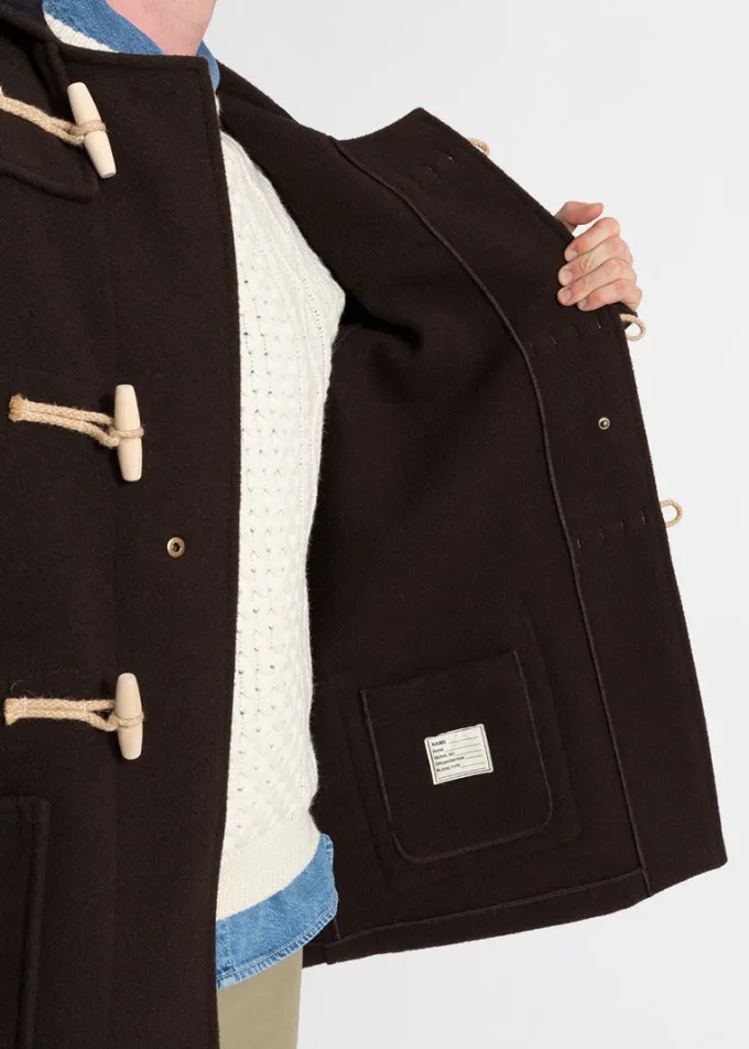 Duffle Coats*Gloverall Mid Monty Duffle Coat Brown