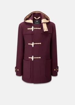 Duffle Coats*Gloverall Mid Monty Duffle Coat Burgundy