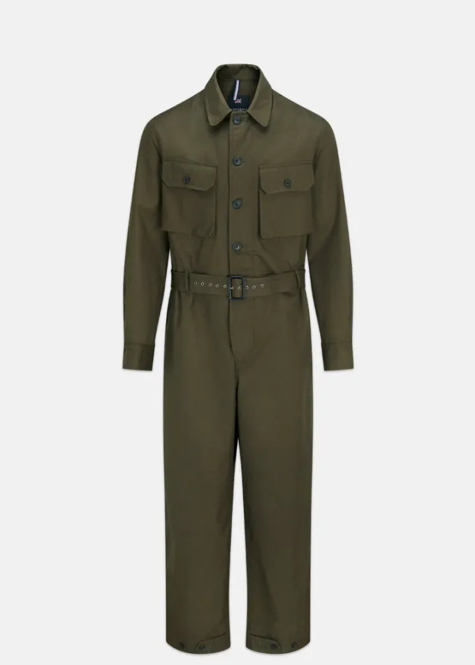 Overcoats*Gloverall Miles Overall Army Green