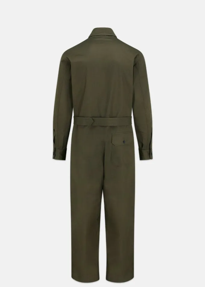 Overcoats*Gloverall Miles Overall Army Green