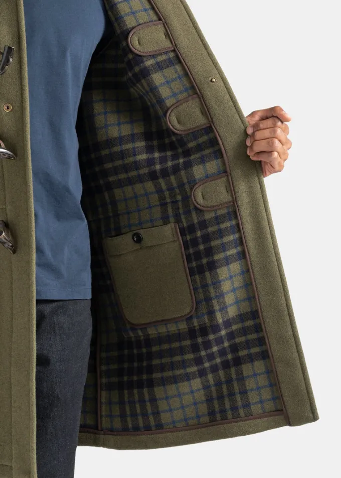 Duffle Coats*Gloverall Morris Duffle Coat Loden Check